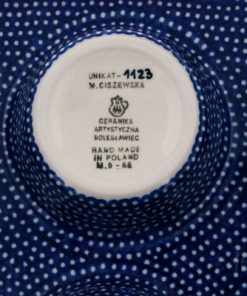 Polish Pottery 11 Muffin Pan Starry Night UNIKAT